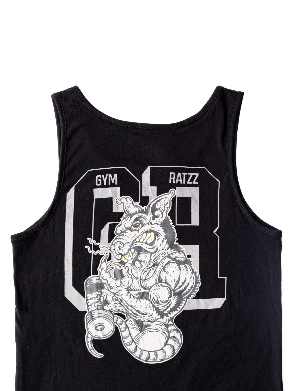 Ripped Rat Tank Black