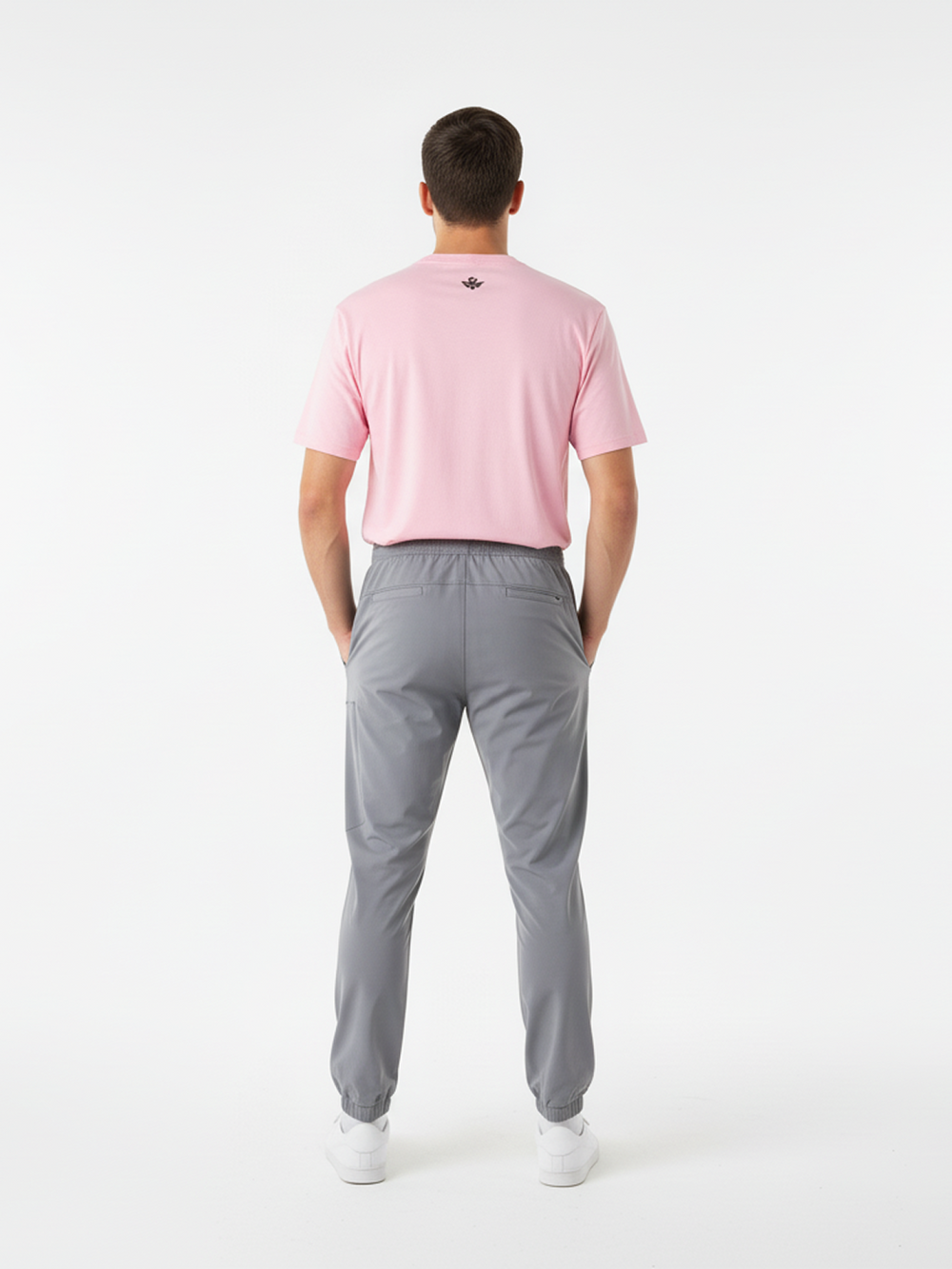 1RP Soft Tech Zip Jogger Brushed Nickel