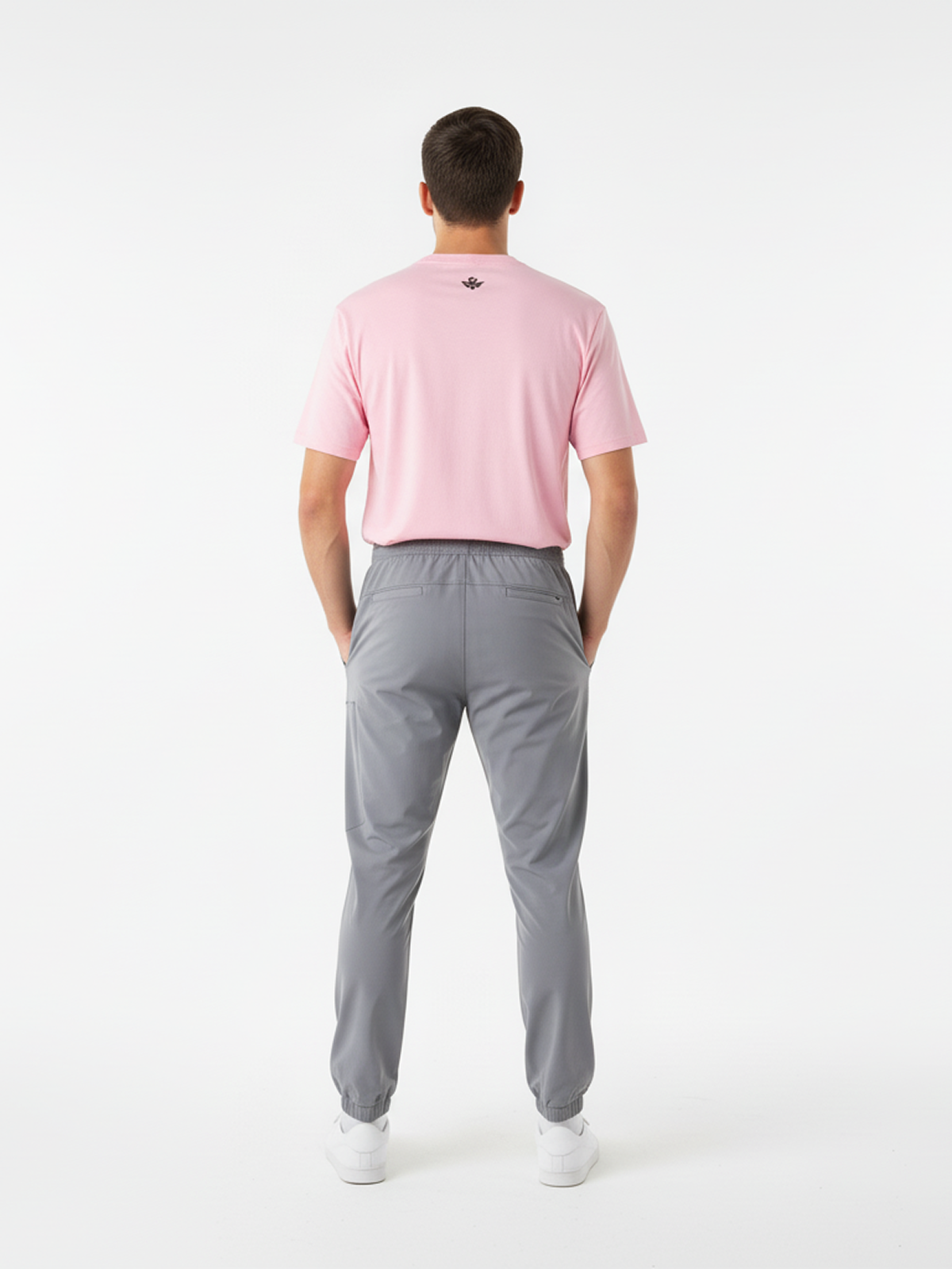 1RP Soft Tech Zip Jogger Brushed Nickel