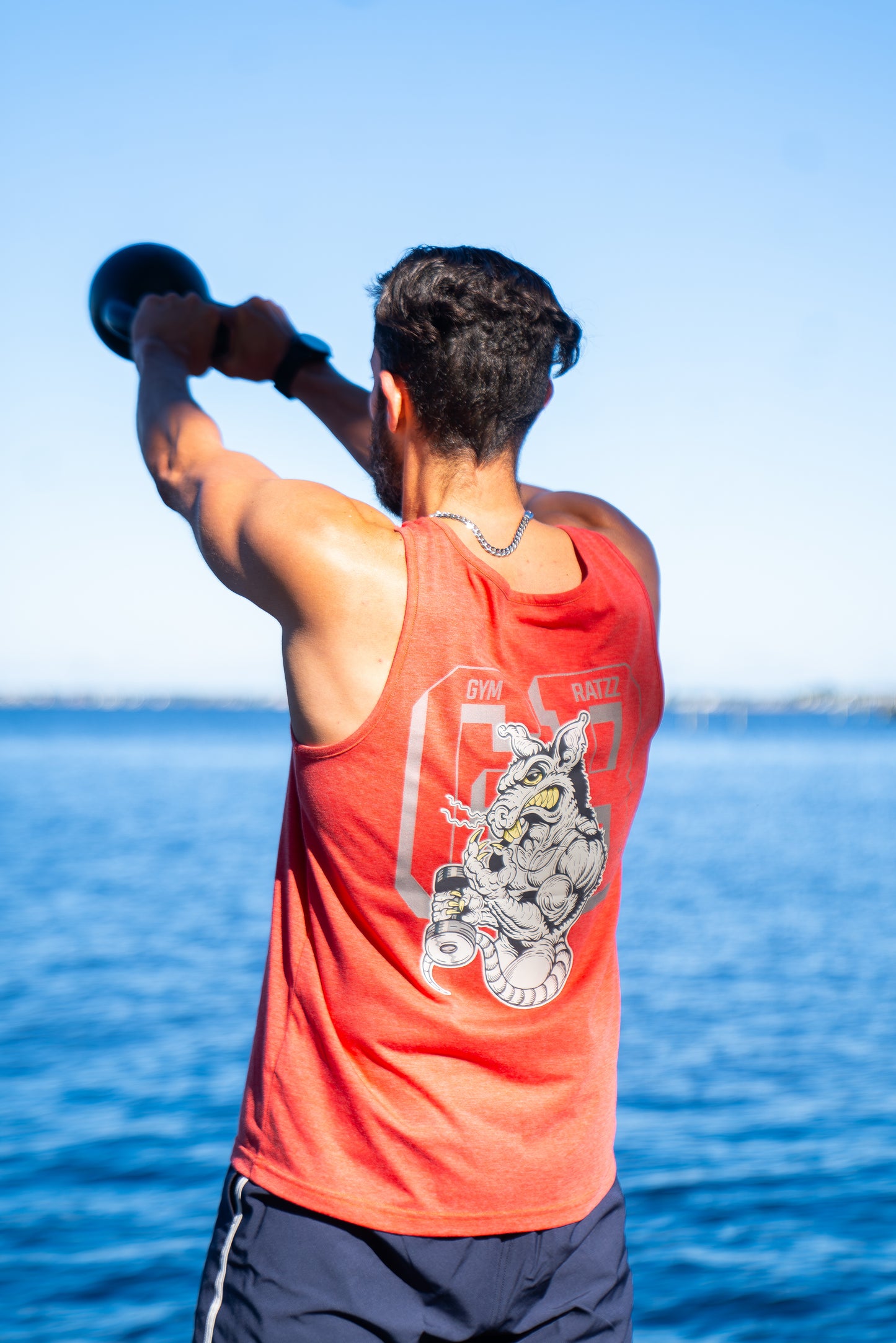 Ripped Rat Tank Red