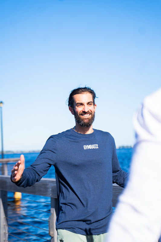 Long Sleeve Worldwide Tee Navy