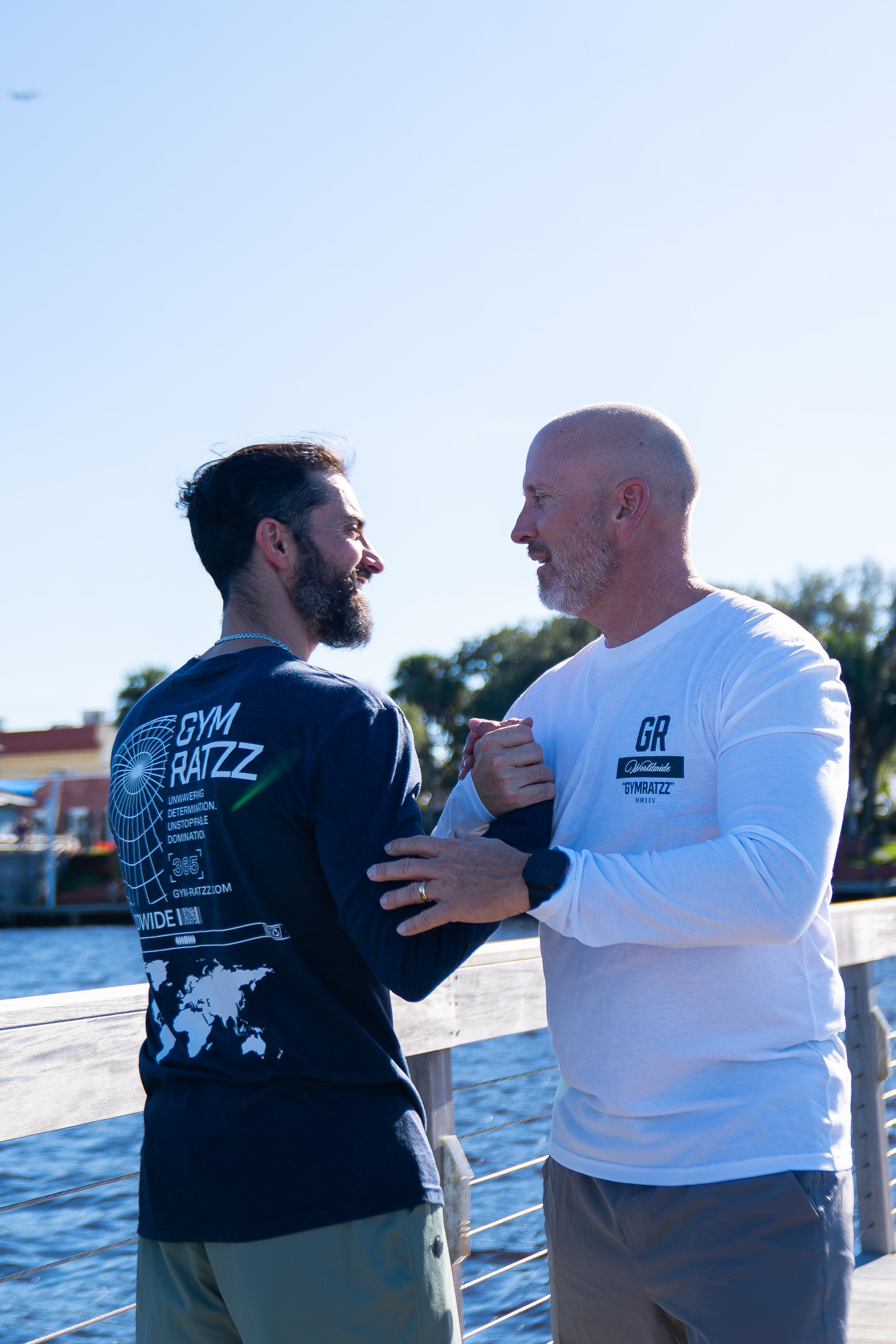 Long Sleeve Worldwide Tee Navy