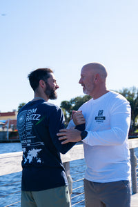 Long Sleeve Worldwide Tee Navy