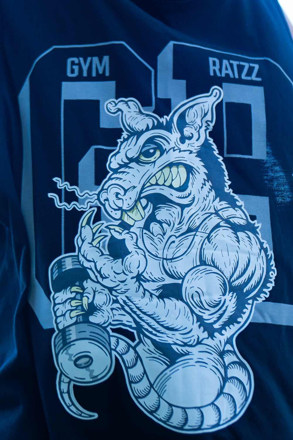 Ripped Rat Tank Black