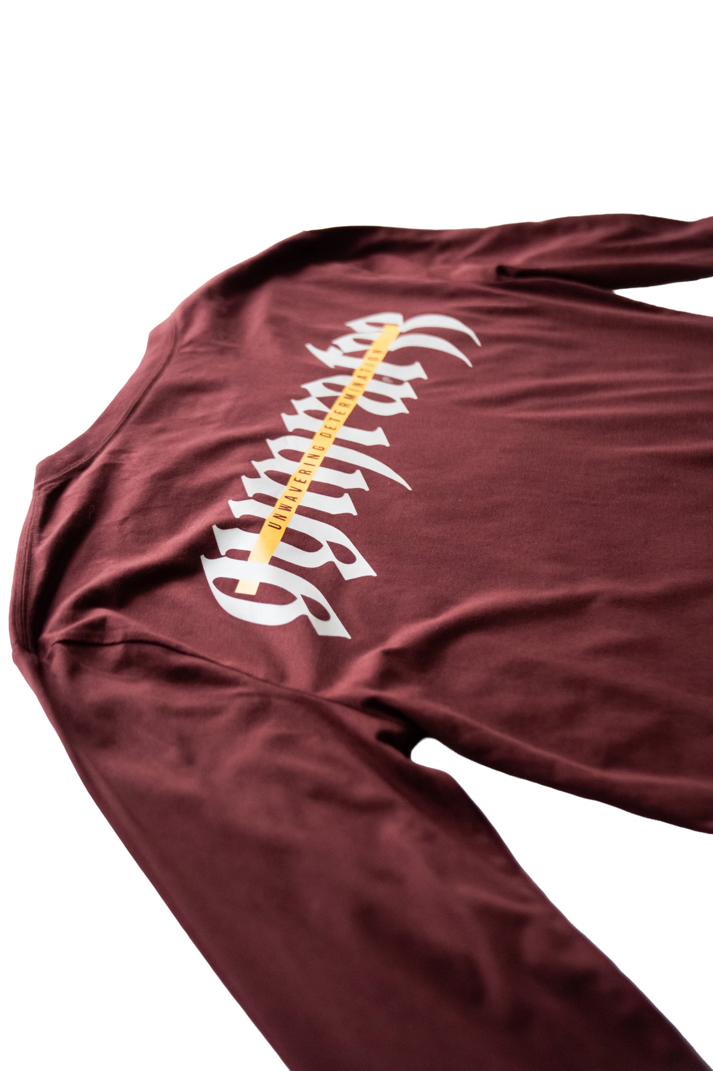 Long Sleeve Old E Ratzz Tee Burgundy