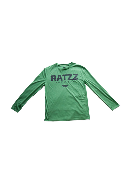 Long Sleeve Bold Ratzz Tee Green