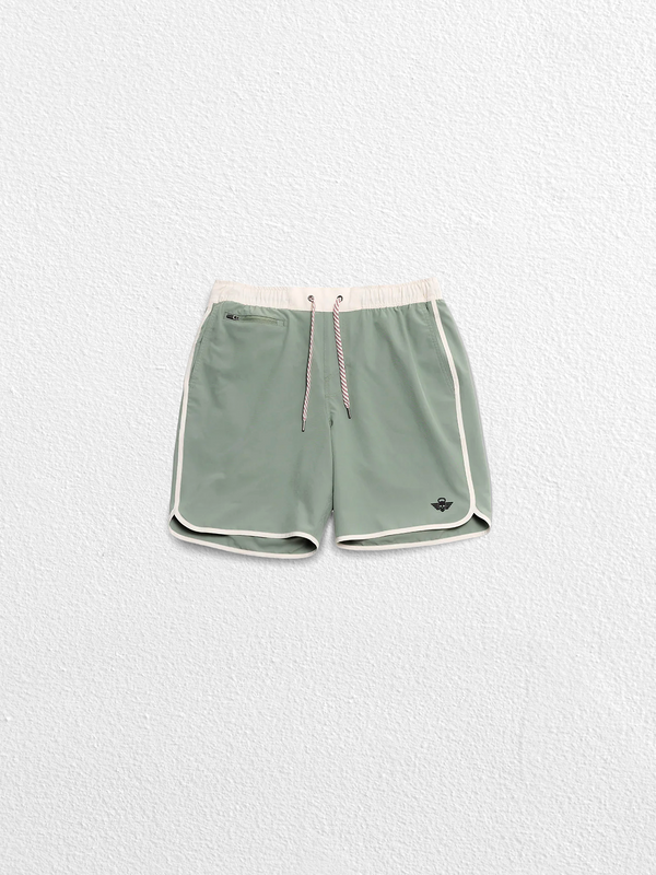 Flex Scallop Short Olive Green
