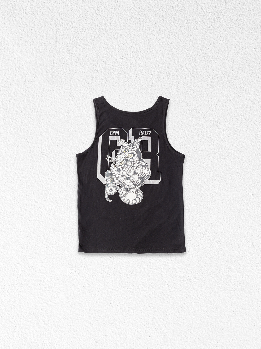 Ripped Rat Tank Black