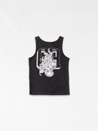 Ripped Rat Tank Black