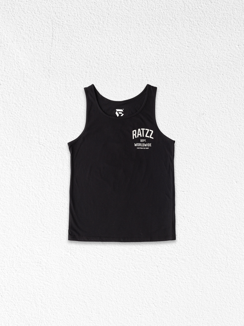 Ripped Rat Tank Black