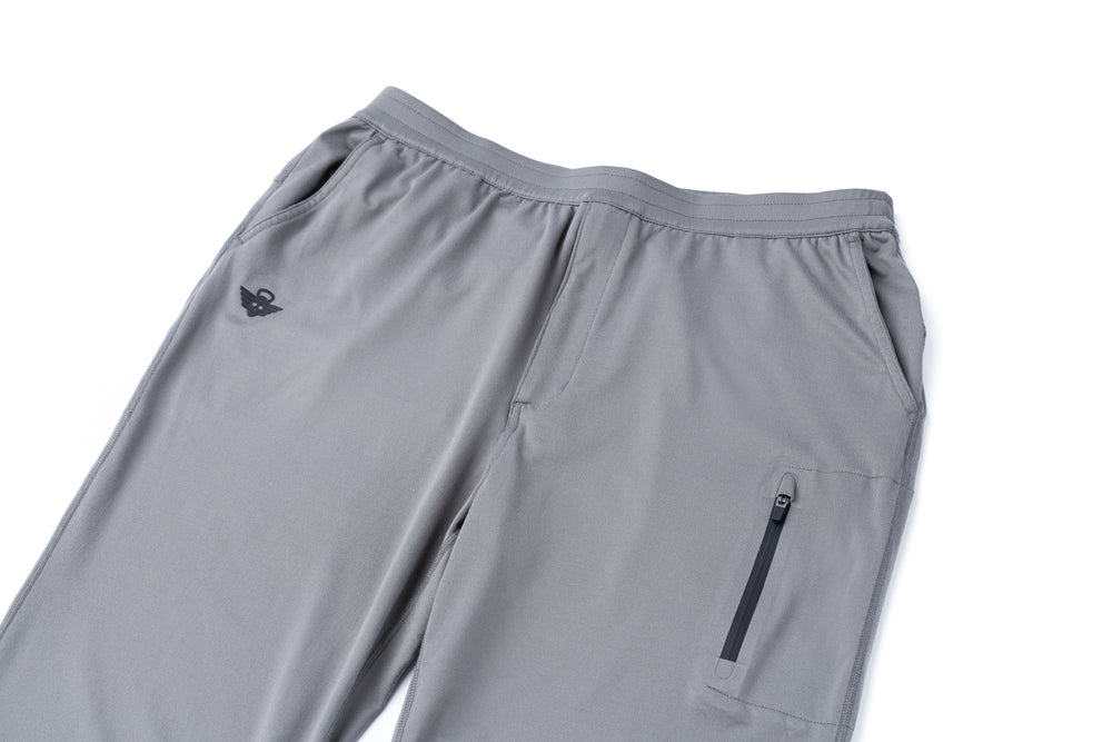 1RP Soft Tech Zip Jogger Brushed Nickel