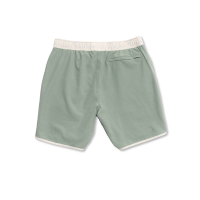 Flex Scallop Short Olive Green