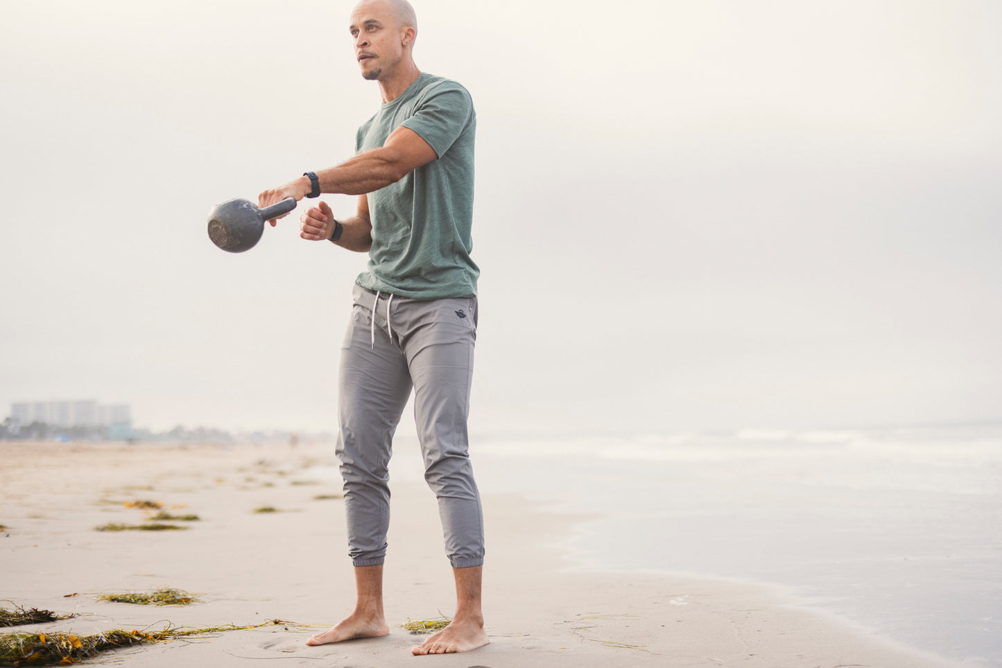 Timba Lined Workout Jogger Oceanview