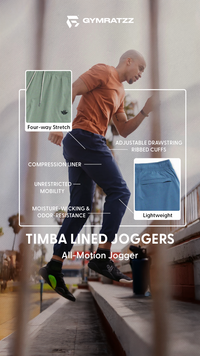 Timba Lined Workout Jogger Oceanview