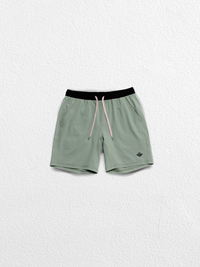 Lift 2 In 1 Stretch Workout Short Olive Green