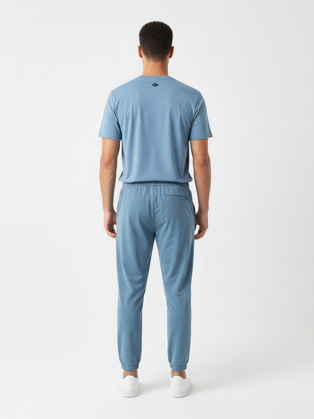 1RP Soft Tech Zip Jogger Oceanview