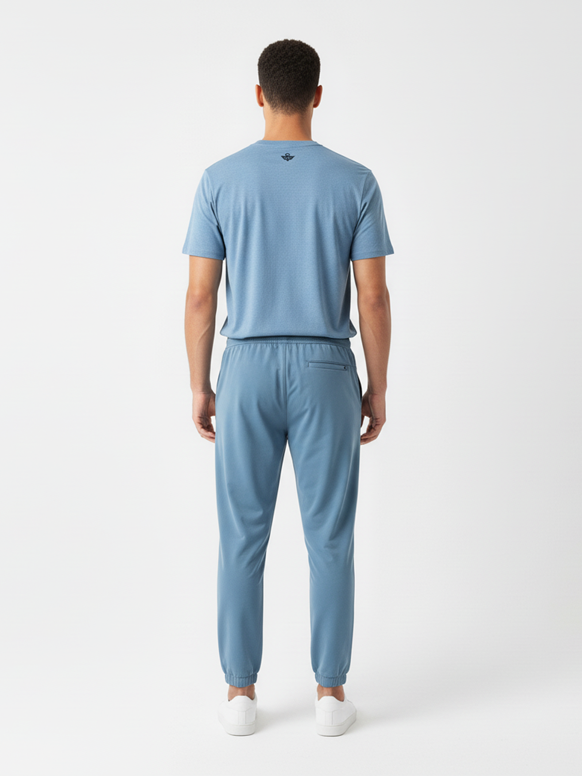 1RP Soft Tech Zip Jogger Oceanview