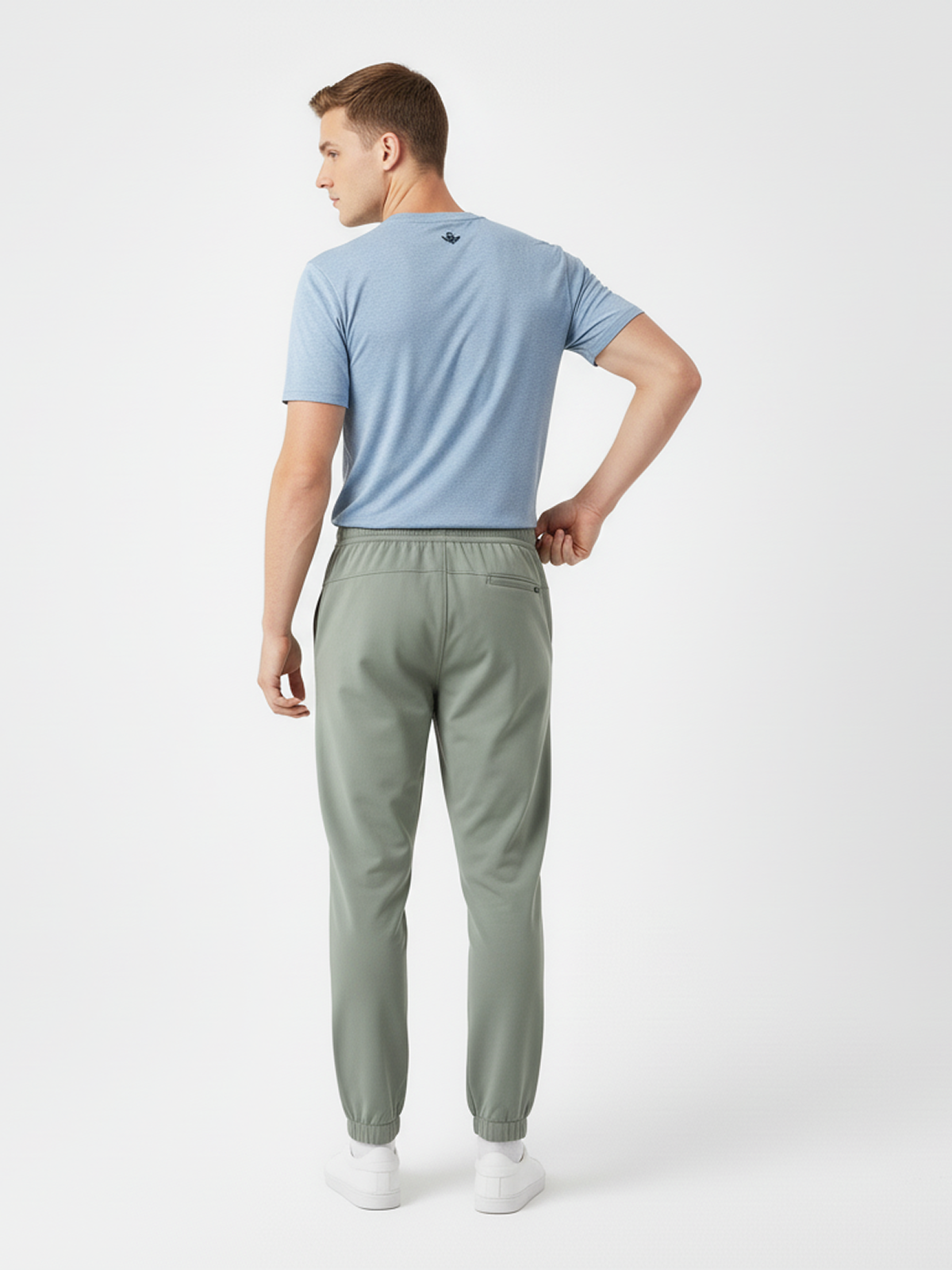 1RP Soft Tech Zip Jogger Olivegreen