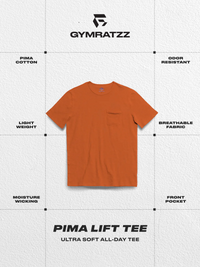 Pima Lift Tee Sienna
