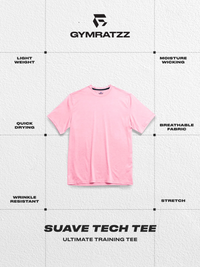 Suave Tech Workout Tee Orchid Smoke