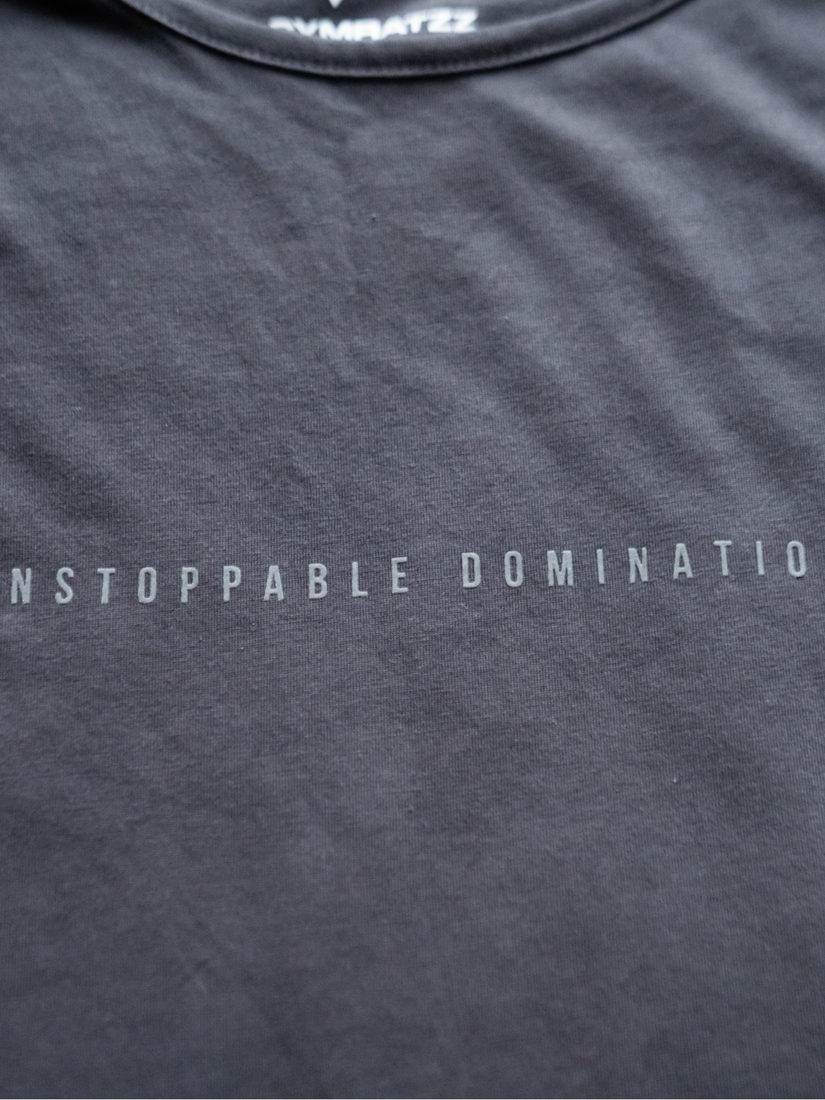 Unstoppable Muscle Tank Charcoal