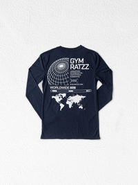 Worldwide Long Sleeve Tee Navy