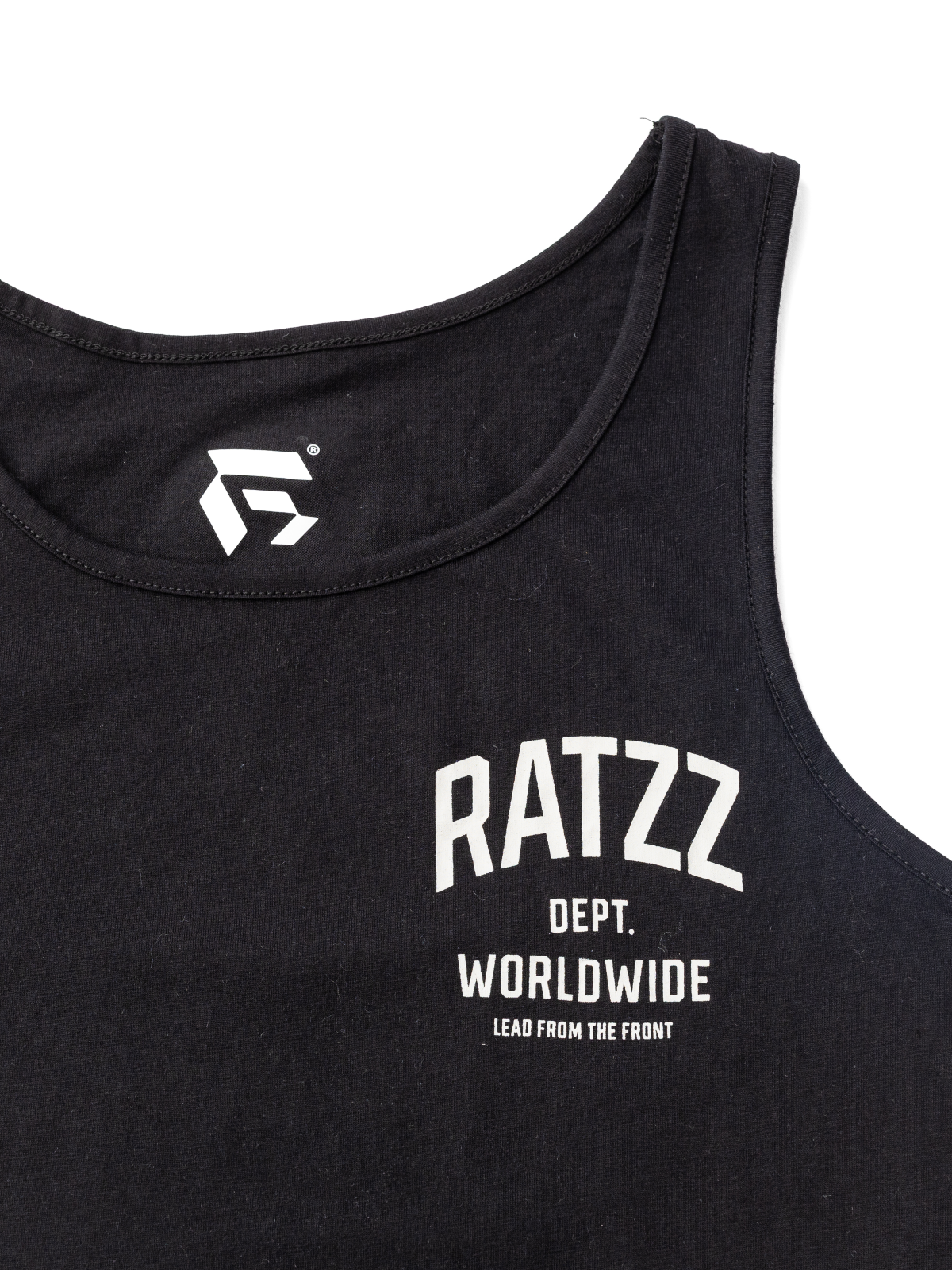 Ripped Rat Tank Black