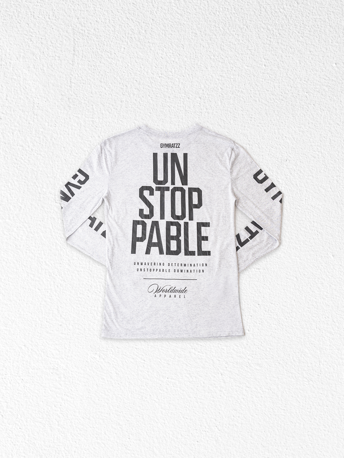 Unstoppable Long Sleeve Tee Light Grey