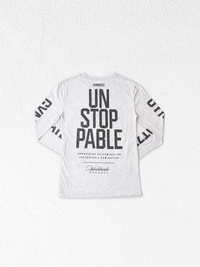 Unstoppable Long Sleeve Tee Light Grey