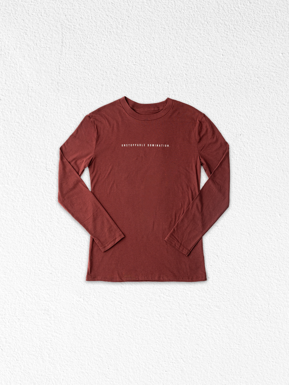 Unwavering Long Sleeve Tee Burgundy