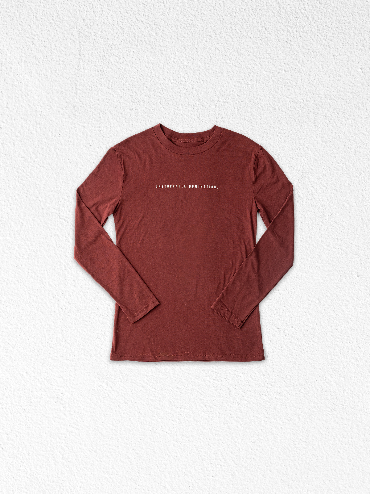 Unwavering Long Sleeve Tee Burgundy