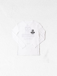 GR Long Sleeve Tee White