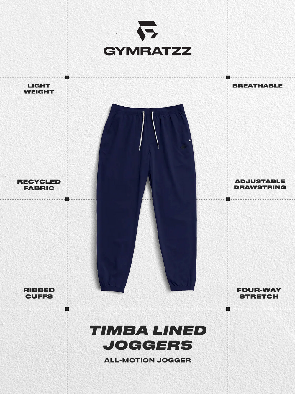 Timba Lined Workout Jogger Seaborne