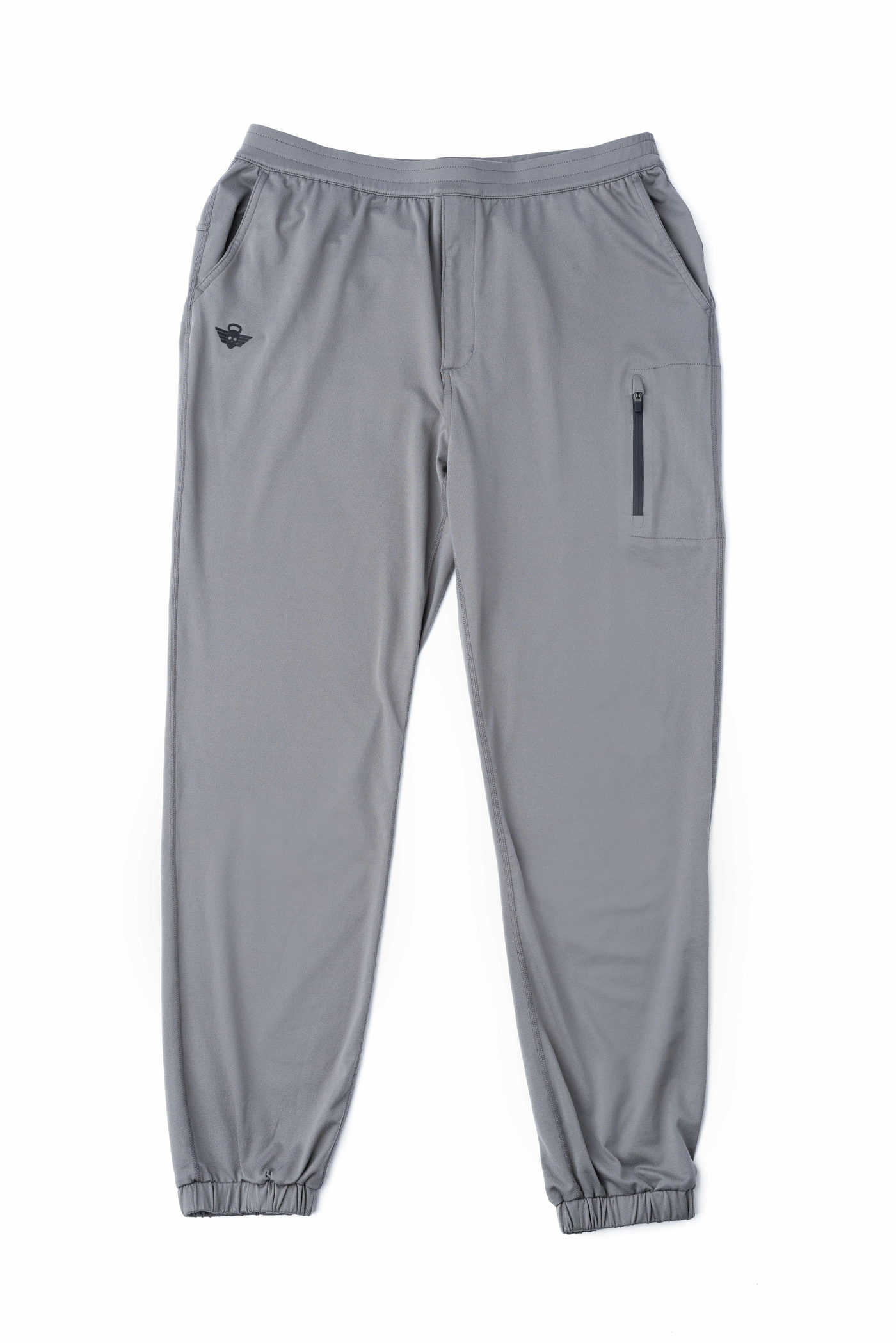 1RP Soft Tech Zip Jogger Brushed Nickel