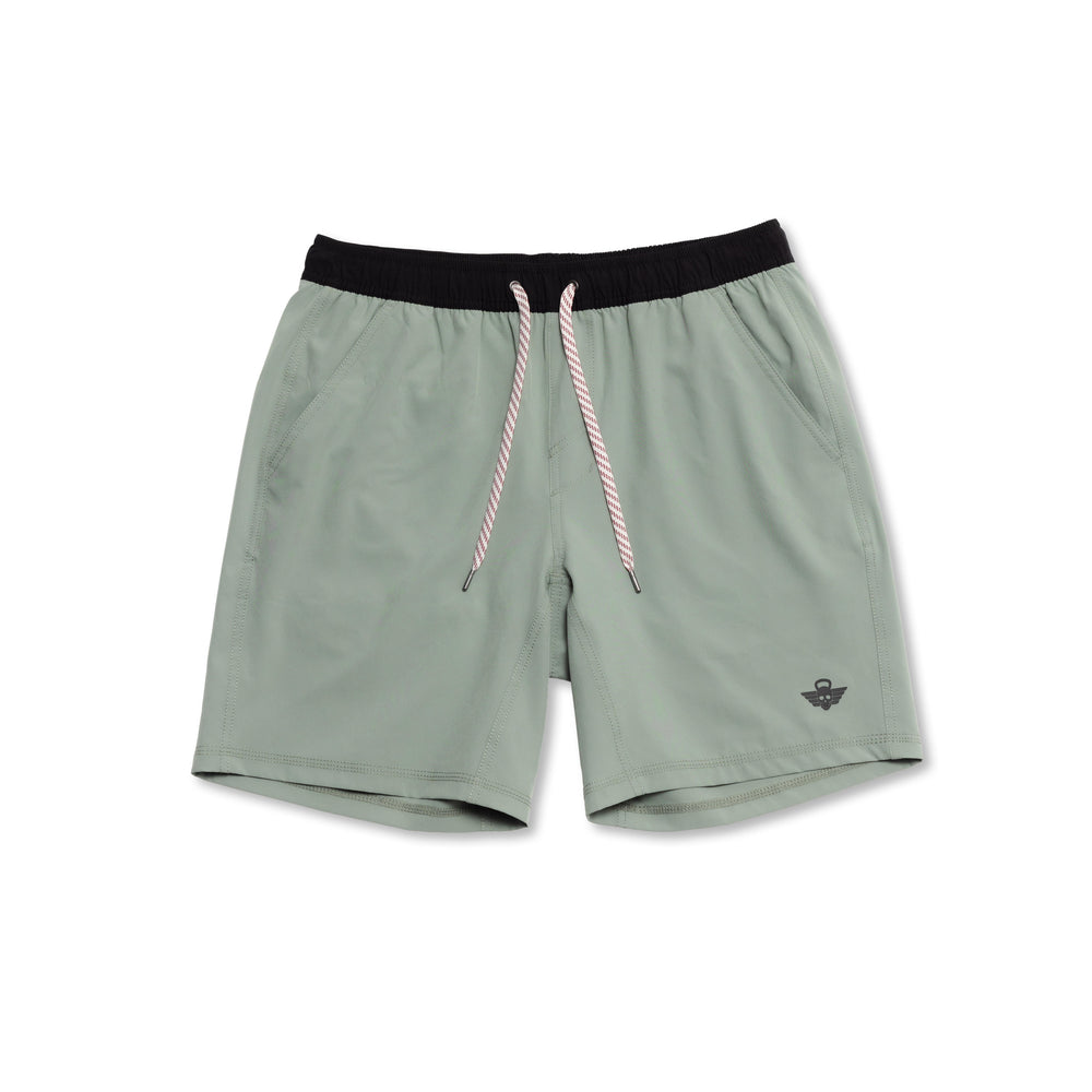 Lift 2 In 1 Stretch Workout Short Olive Green