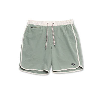 Flex Scallop Short Olive Green