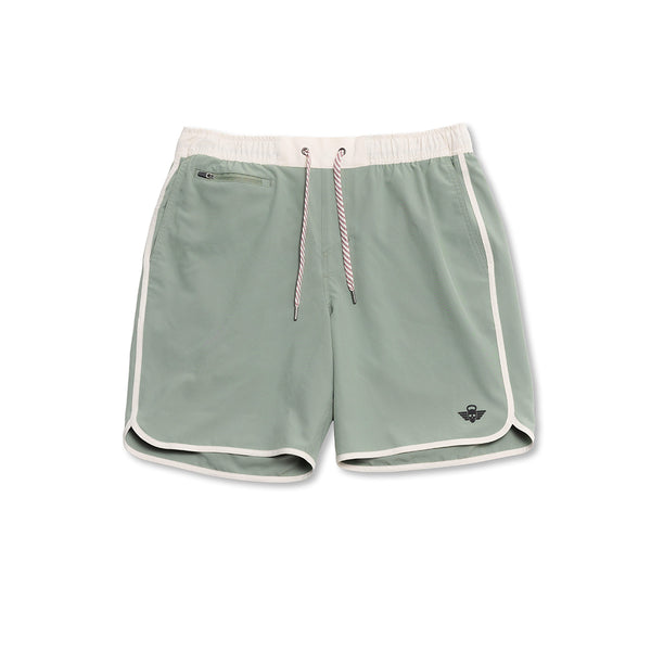 Flex Scallop Short Olive Green