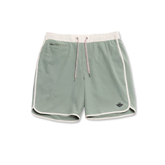 Flex Scallop Short Olive Green